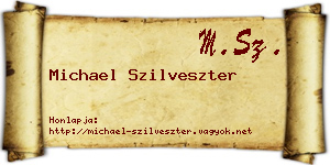 Michael Szilveszter névjegykártya